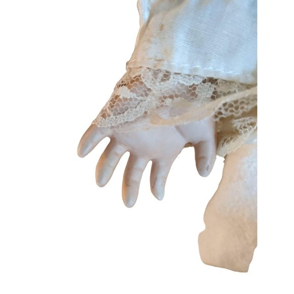 Musical Baby Doll, Bisque Head with Brahms Lullaby Windup - Picture 4 of 5